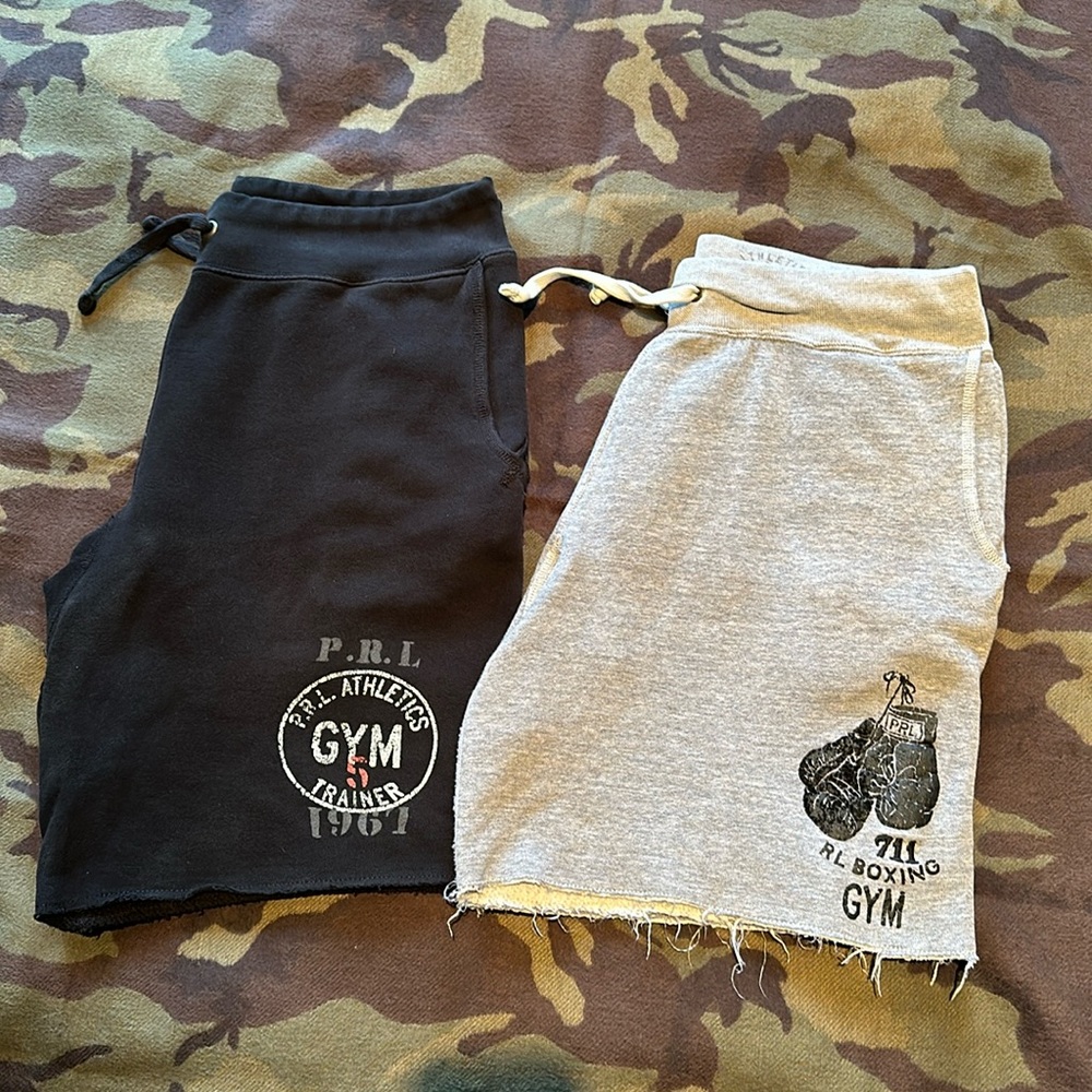 Polo Ralph Lauren fleece shorts, 2 pair